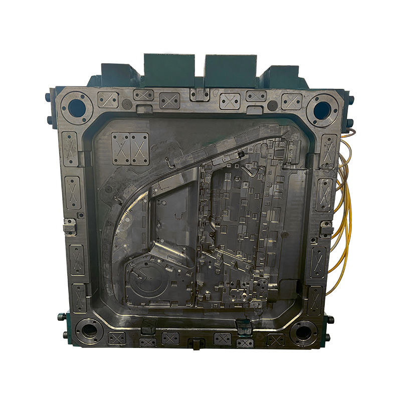 Molde do painel de acabamento da porta traseira automotiva